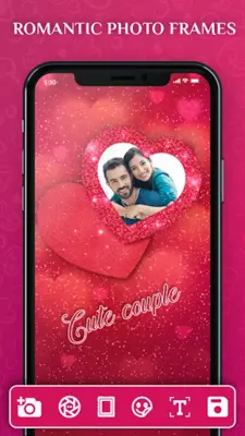 Romantic Love Photo Frames android App screenshot 8